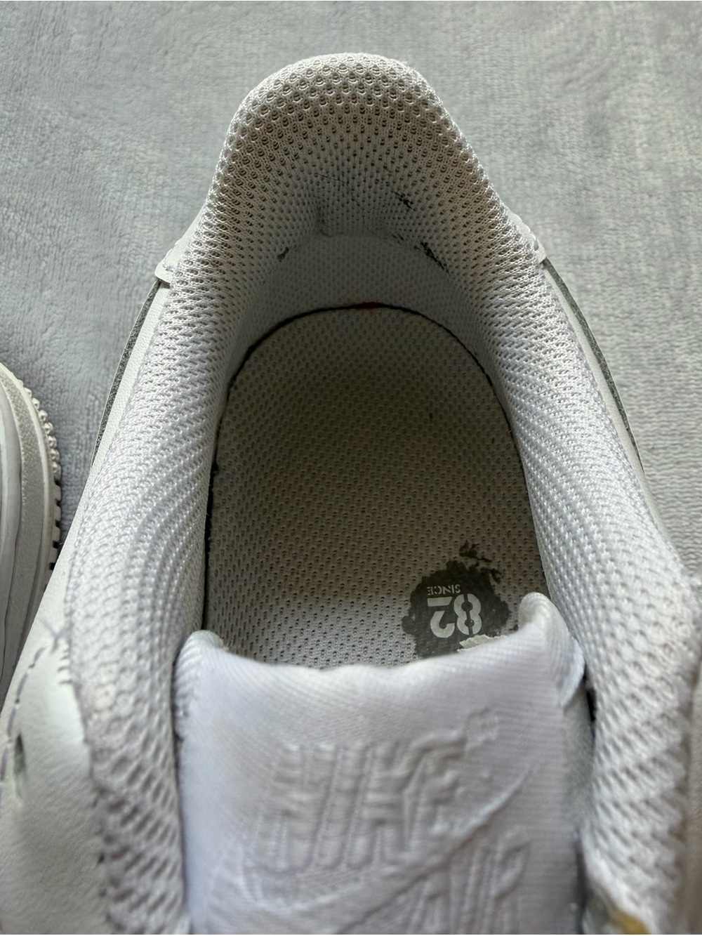 Nike Air Force 1 Low DH2920-111 2023 White Leather Sneakers 4.5Y Running Shoes - Picture 8 of 15